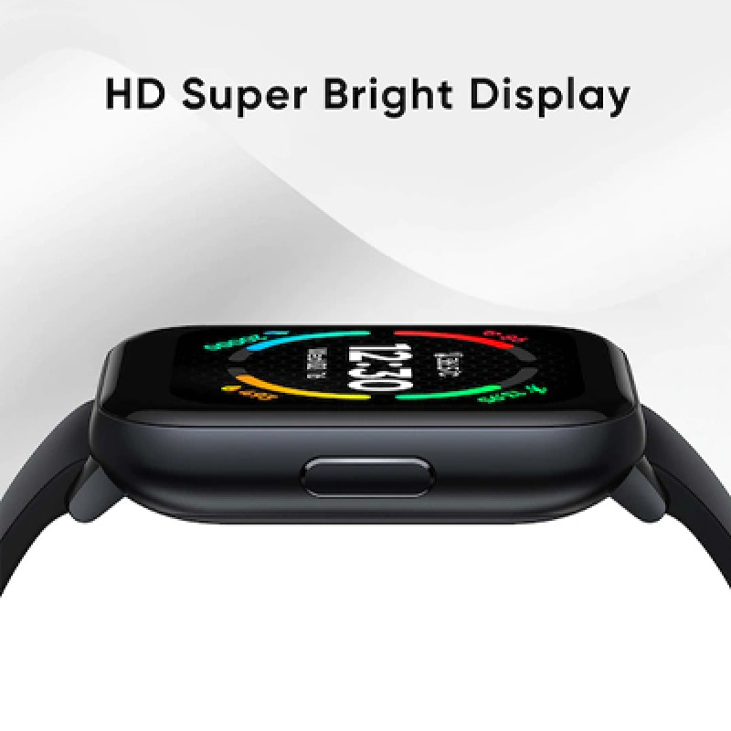 Grey Strap Watch S100 1.69 HD Display with Temperature Sensor Smartwatch